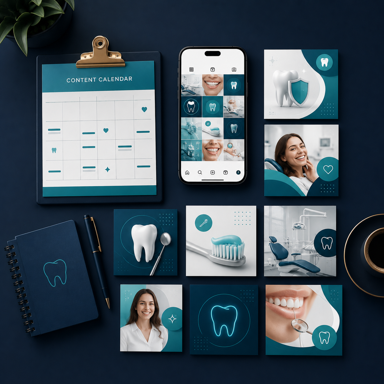 Done-For-You Dental Social Media Package - Professional Content Without You Lifting a Finger