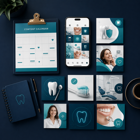 Done-For-You Dental Social Media Package - Professional Content Without You Lifting a Finger